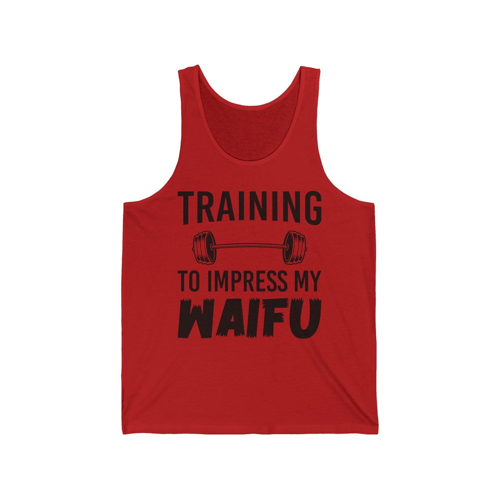 Anime fitness Unisex Jersey Tank Printify