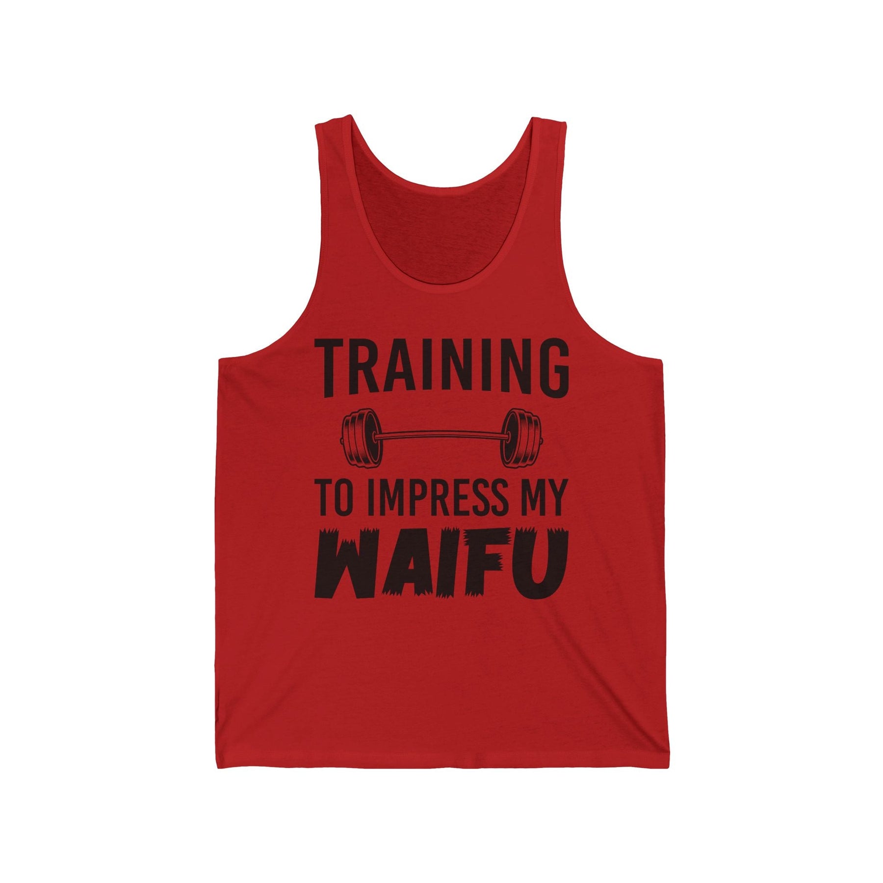Anime fitness Unisex Jersey Tank Printify