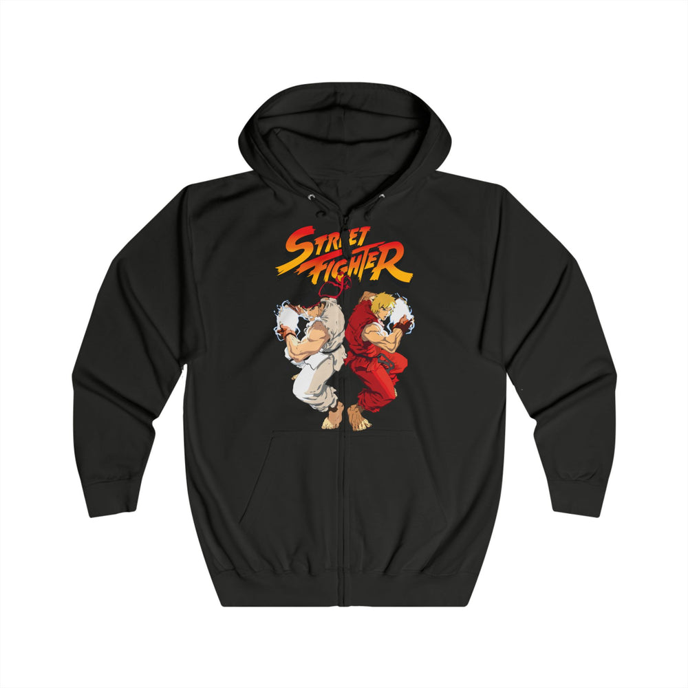 Ryu x ken Unisex Full Zip Hoodie