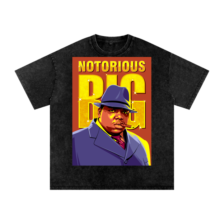 Notorious BIG Acid Wash Oversize T-Shirt
