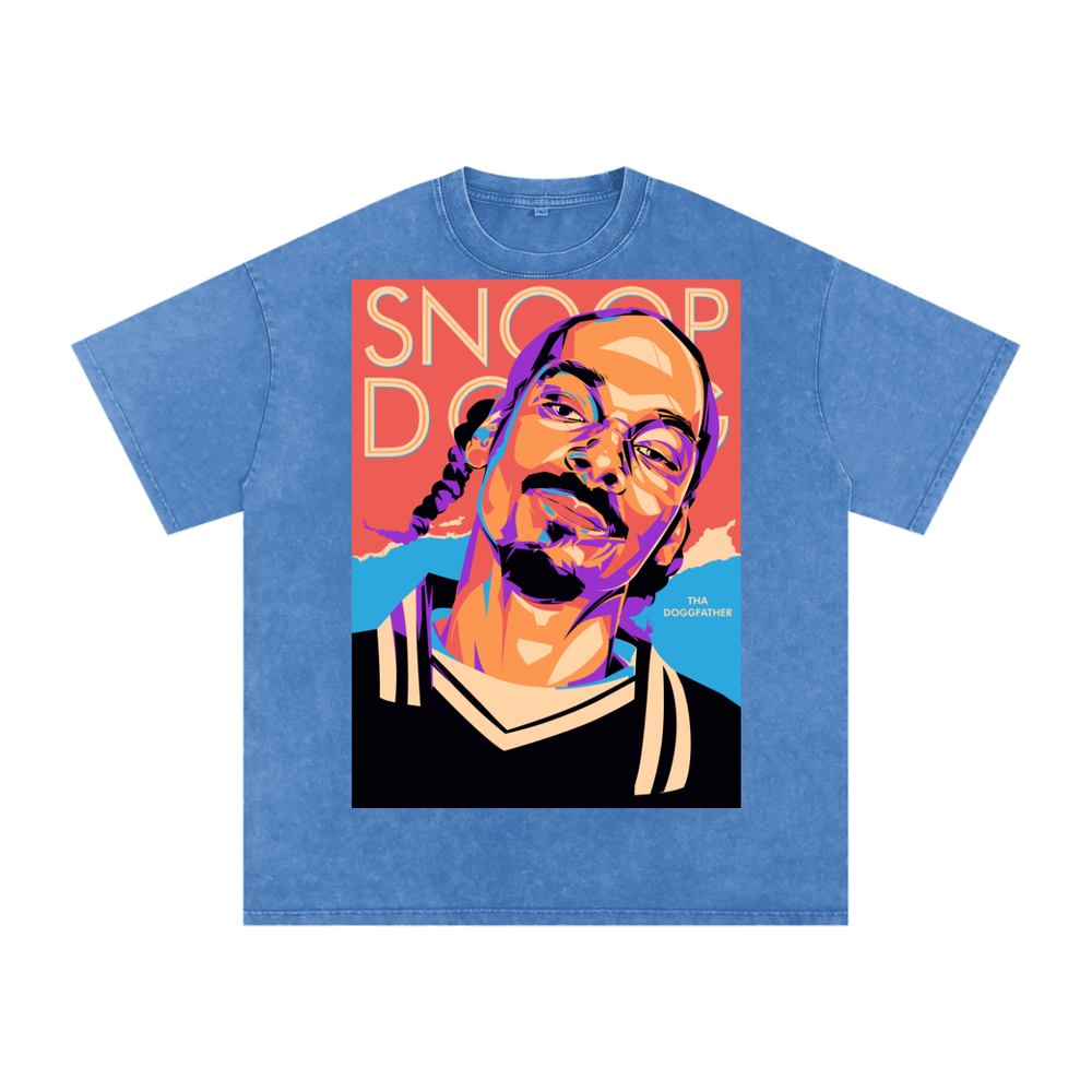 Snoop Dogg Acid Wash Oversize T-Shirt
