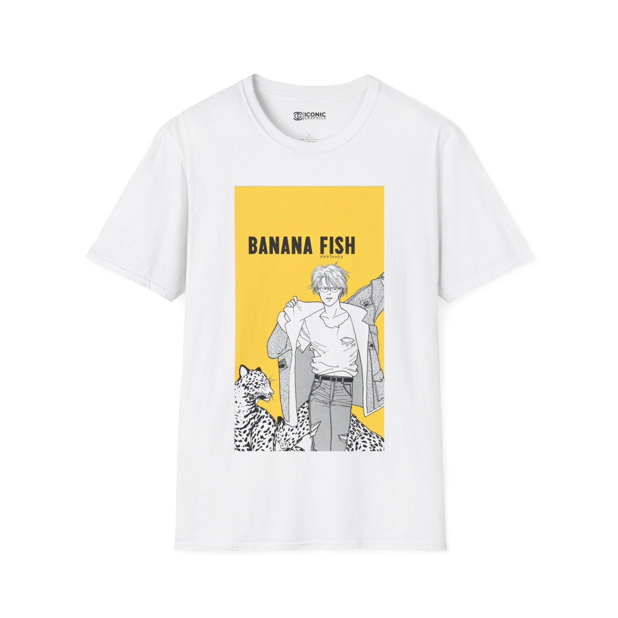 Banana Fish Unisex Softstyle T-Shirt - IGZ Clothing 