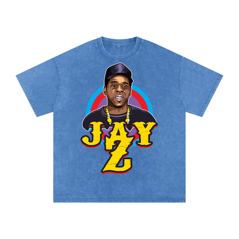 Jay Z Acid Wash Oversize T-Shirt