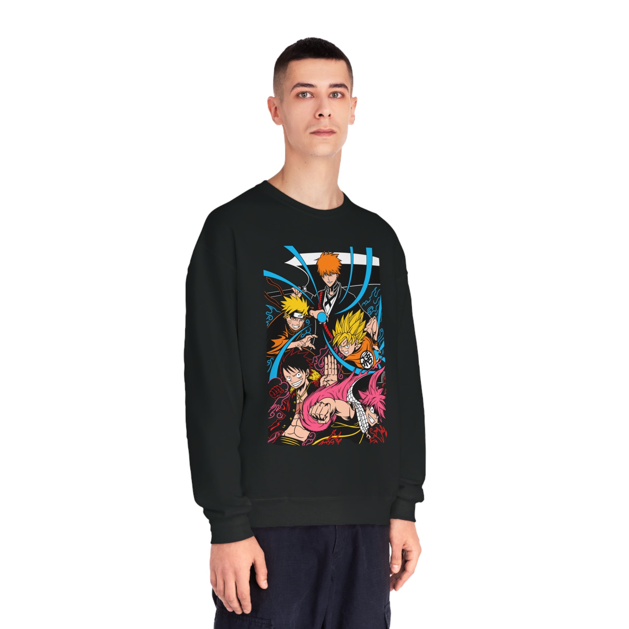 Anime Unisex NuBlend® Crewneck Sweatshirt - IGZ Clothing 