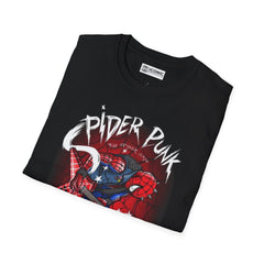 Spider Punk Unisex Softstyle T-Shirt