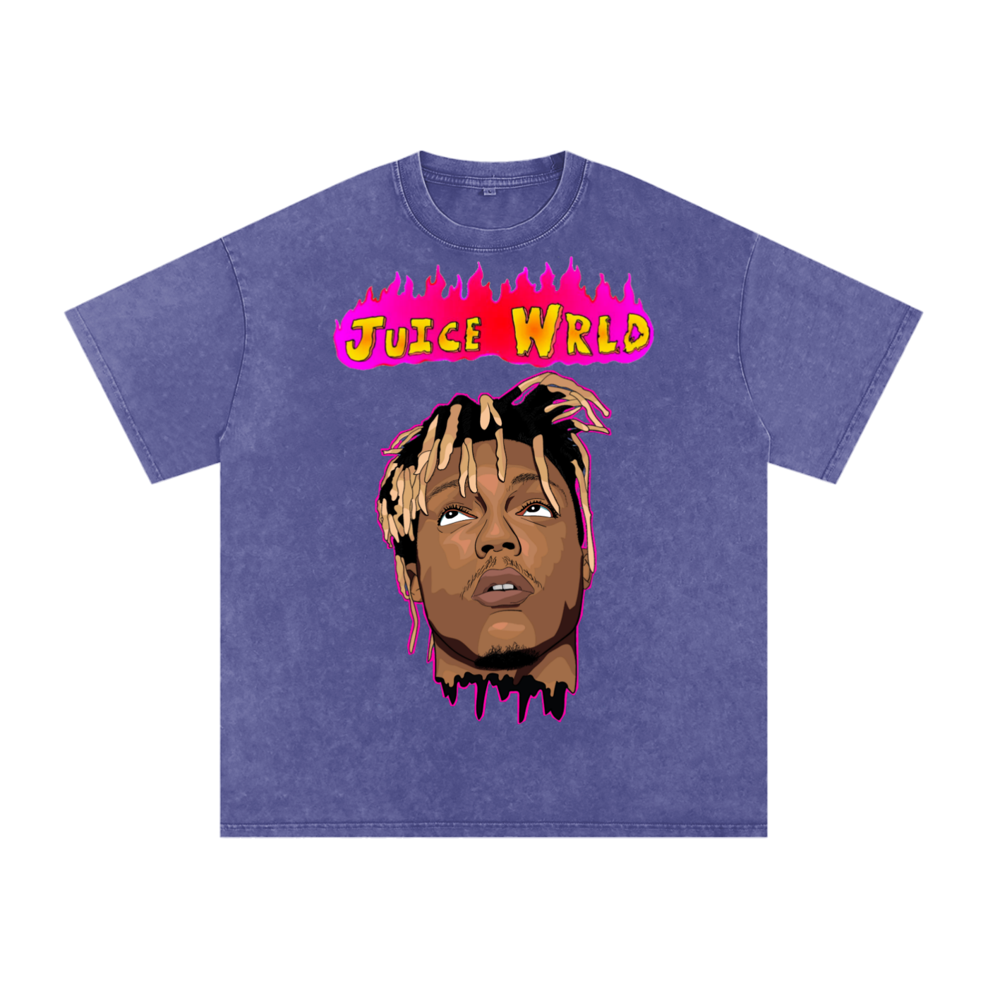 Juice WRLD Acid Wash Oversize T-Shirt