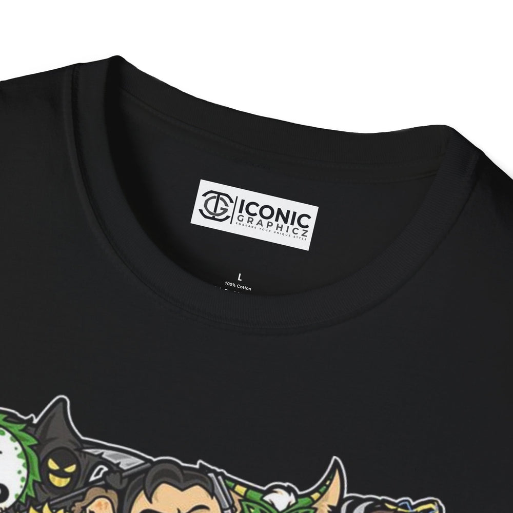 Spooky creatures and heroes T-Shirt - 
