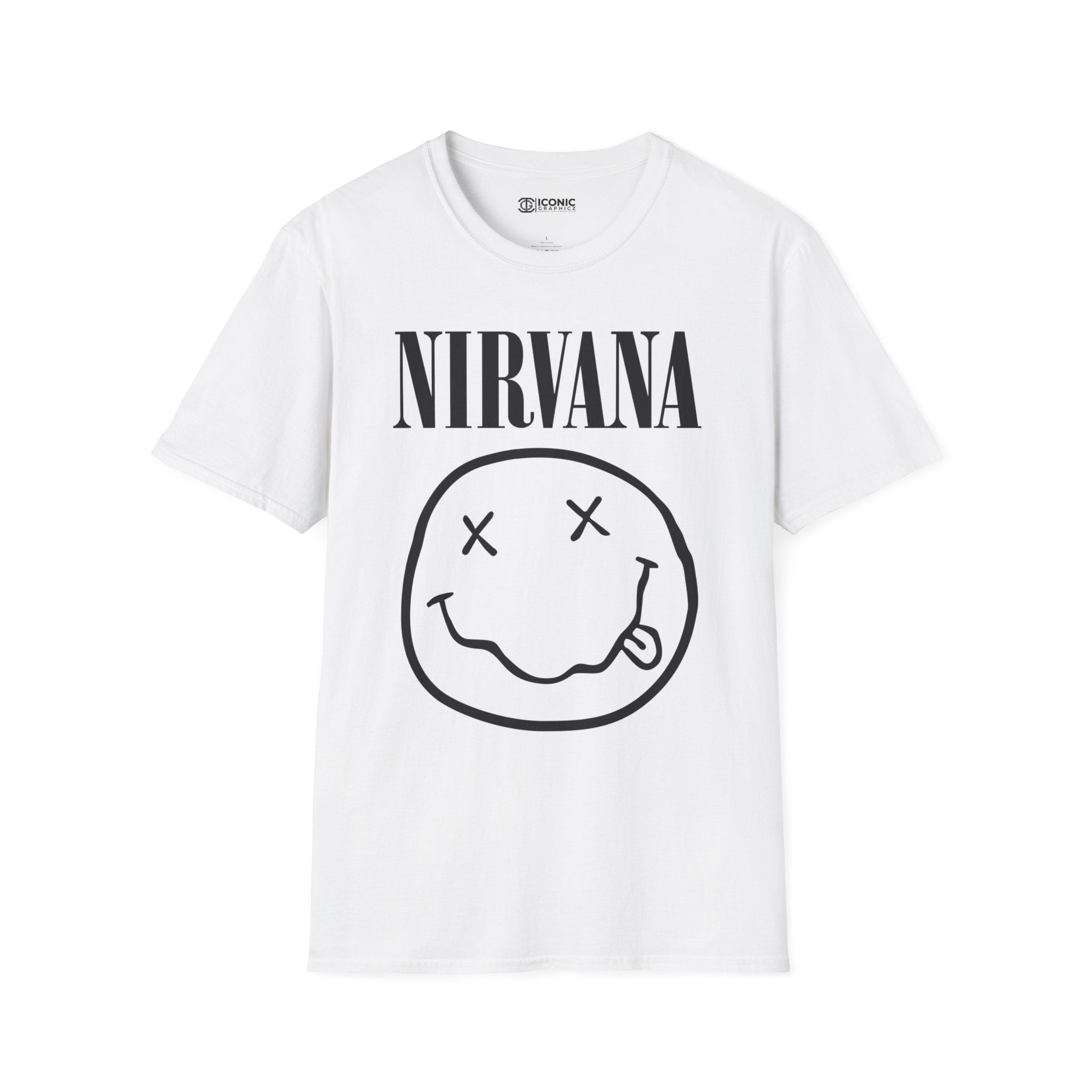 Nirvana Unisex Softstyle T-Shirt - IGZ Clothing 