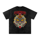 Mascara Robot Acid Wash Oversize T-Shirt