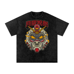 Mascara Robot Acid Wash Oversize T-Shirt