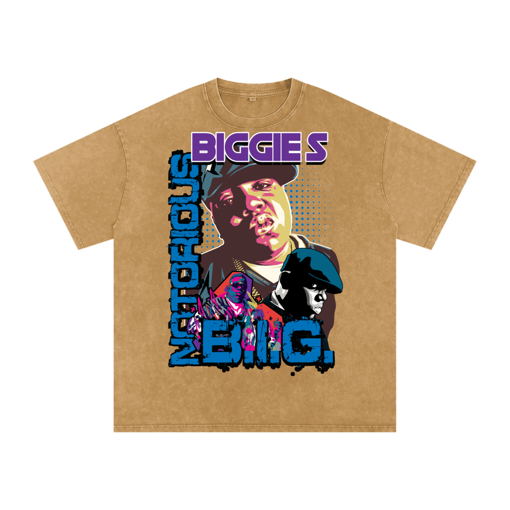 Notorious BIG Acid Wash Oversize T-Shirt