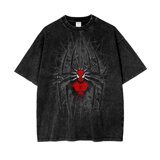 Spider-Man Oversize Snow Washed T-Shirt