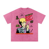 Reigen mob psycho 100 Acid Wash Oversize T-Shirt