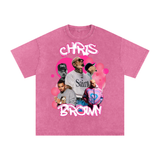 Chris Brown Acid Wash Oversize T-Shirt
