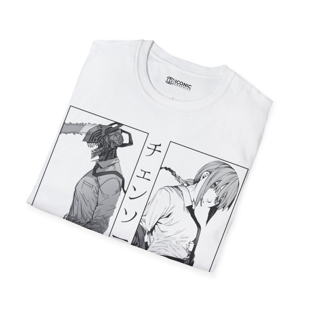 Denji and Makima Chainsaw Man T-Shirt - 
