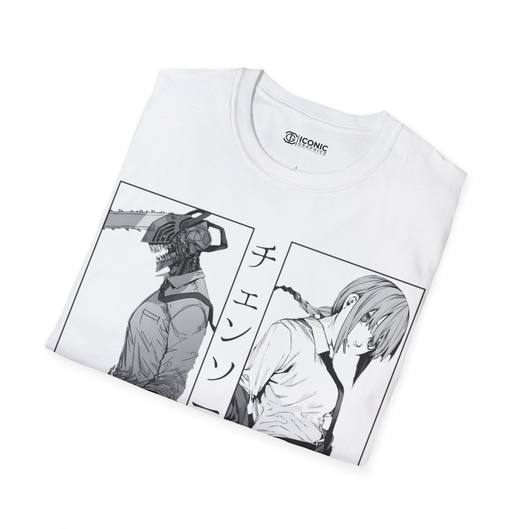 Denji and Makima Chainsaw Man T-Shirt - 