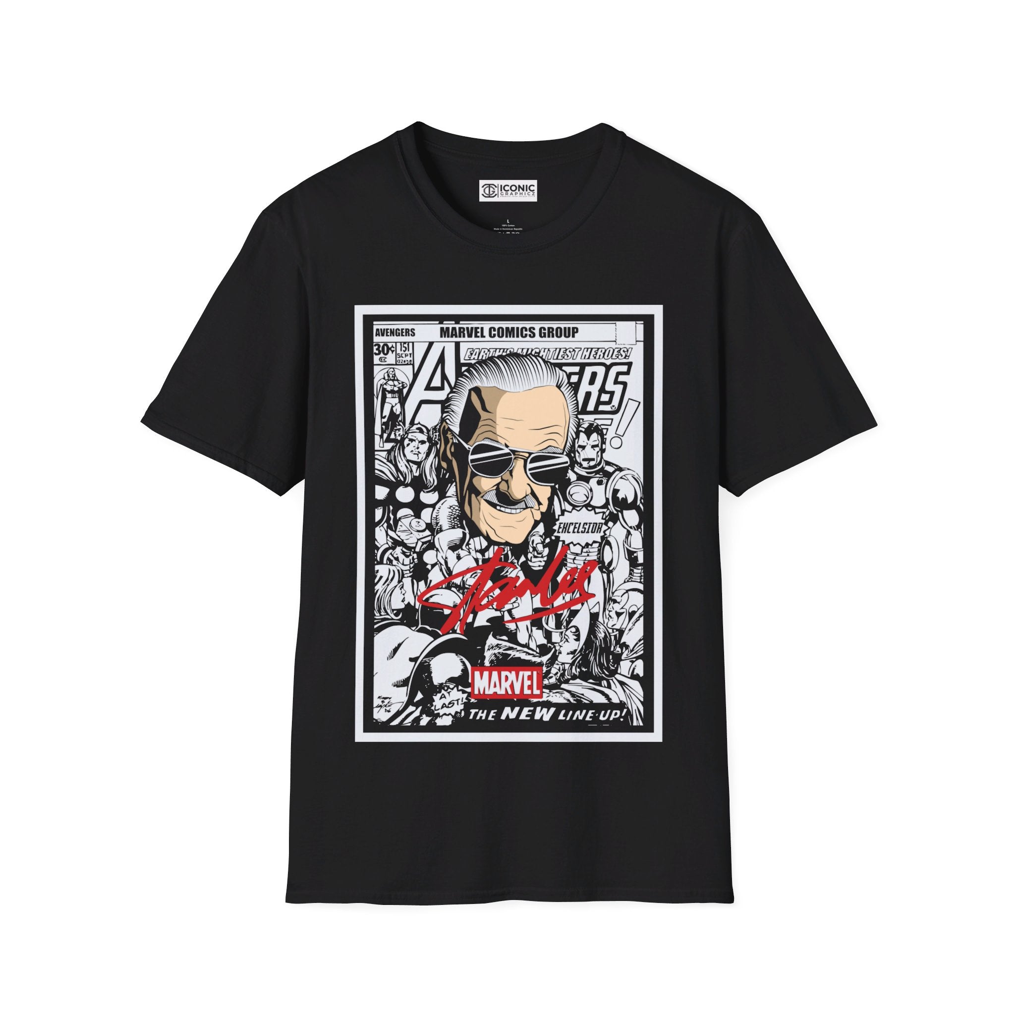 Stan Lee Unisex Softstyle T-Shirt - IGZ Clothing 