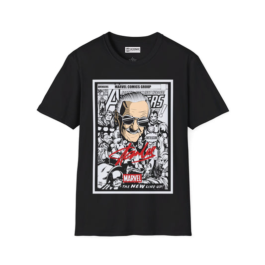 Stan Lee Unisex Softstyle T-Shirt - IGZ Clothing 