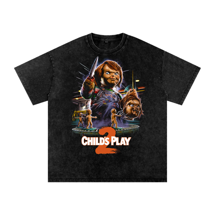 Child’s play 2 Acid Wash Oversize T-Shirt