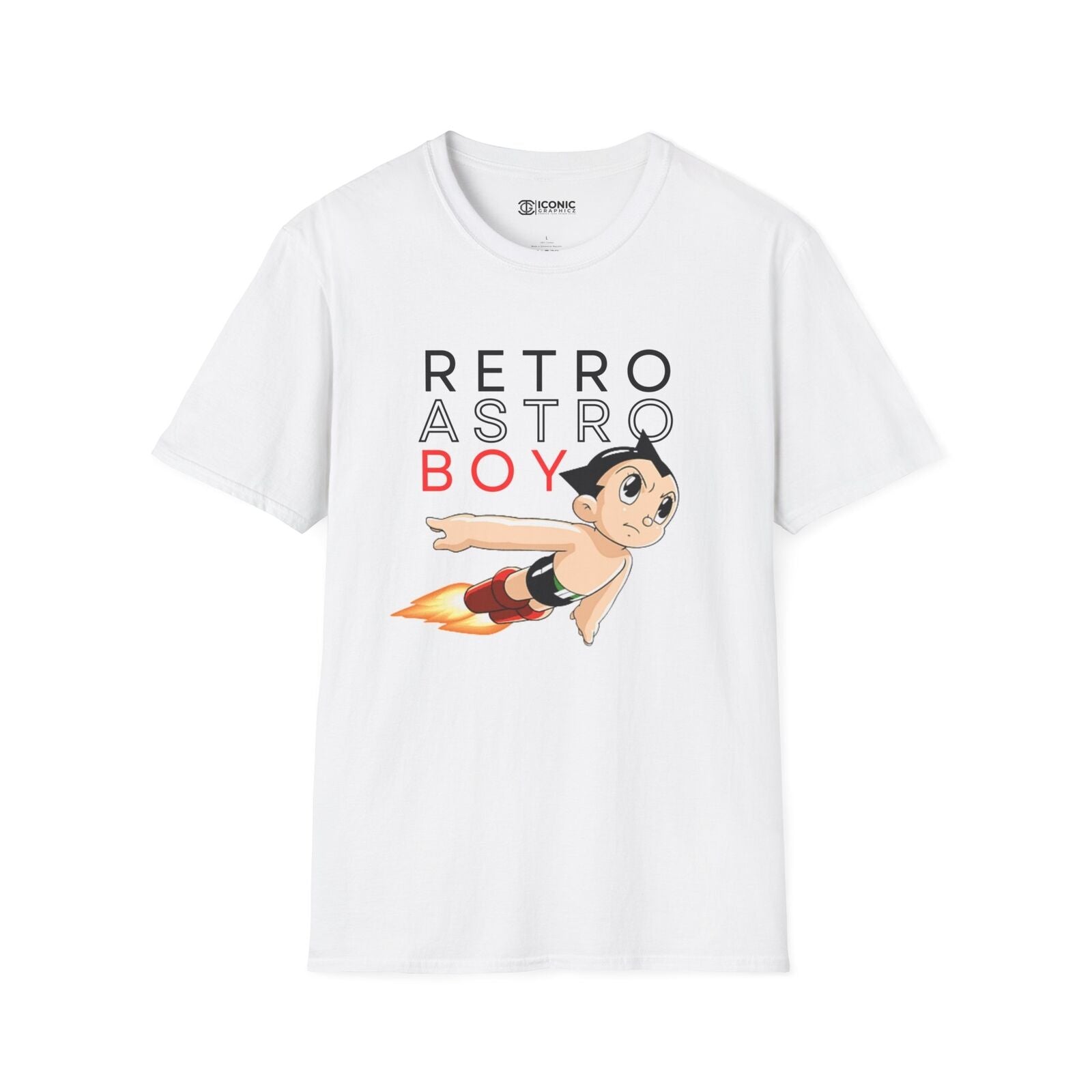 Astro Boy Unisex Softstyle T-Shirt - IGZ Clothing 