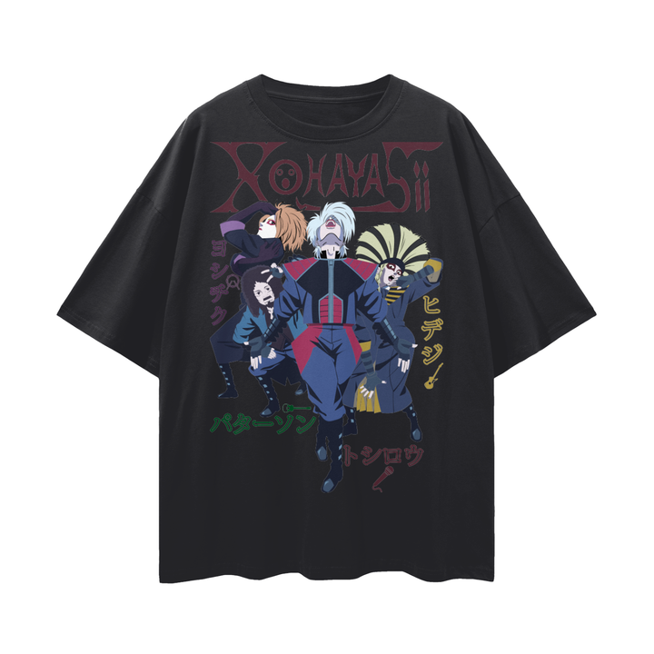 Hayashi Dandadan Streetwear Loose Drop Shoulder T-Shirt