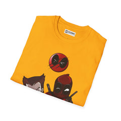 Deadpool and Wolverine Unisex Softstyle T-Shirt - IGZ Clothing 