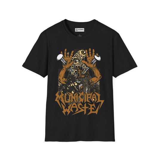 Municipal Waste Unisex Softstyle T-Shirt - IGZ Clothing 