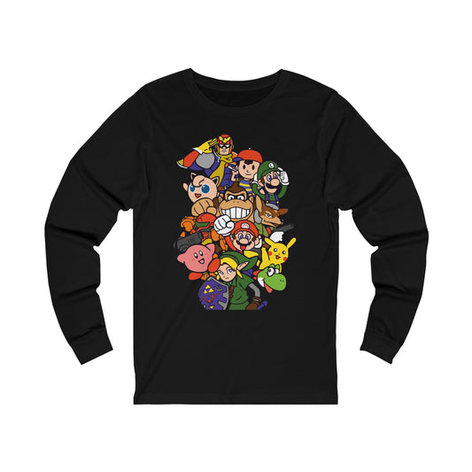 Smash Unisex Jersey Long Sleeve Tee - IGZ Clothing 