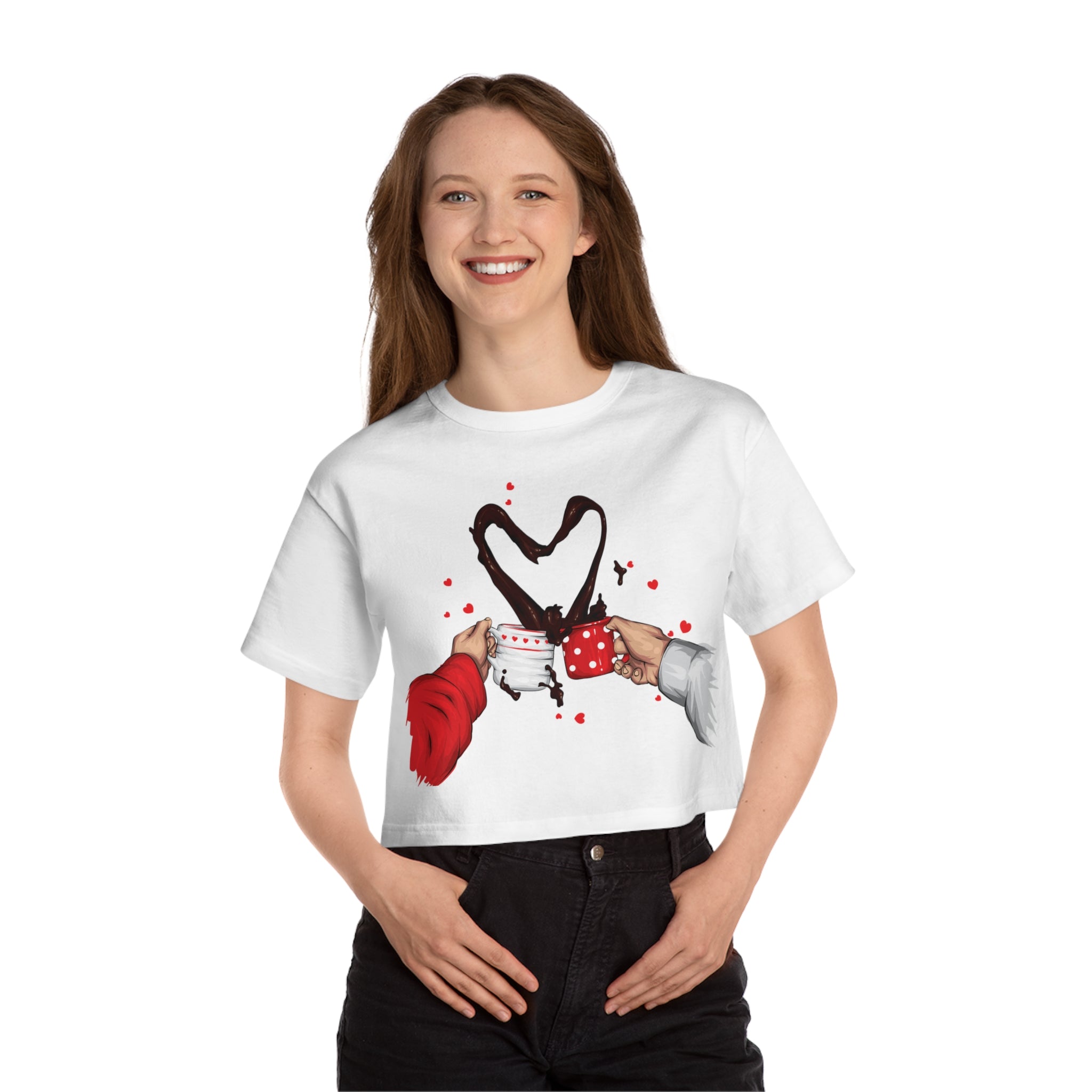 Cheers Champion Women's Heritage Cropped T-Shirt - IGZ Clothing 