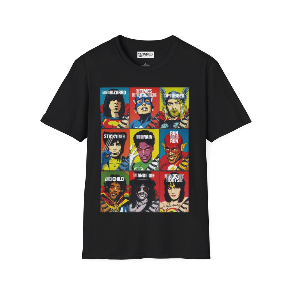 Dc and Marvel rockers T-Shirt - 