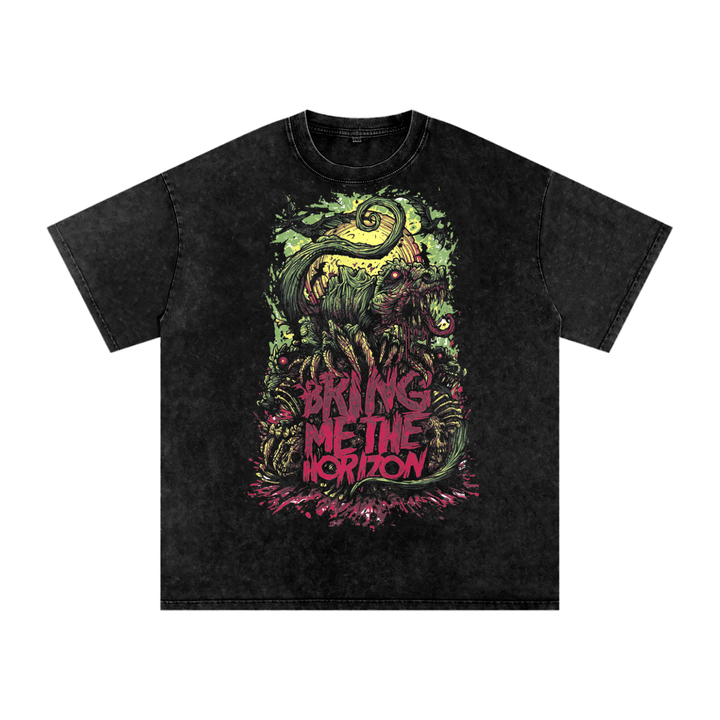 Bring me the horizon Acid Wash Oversize T-Shirt