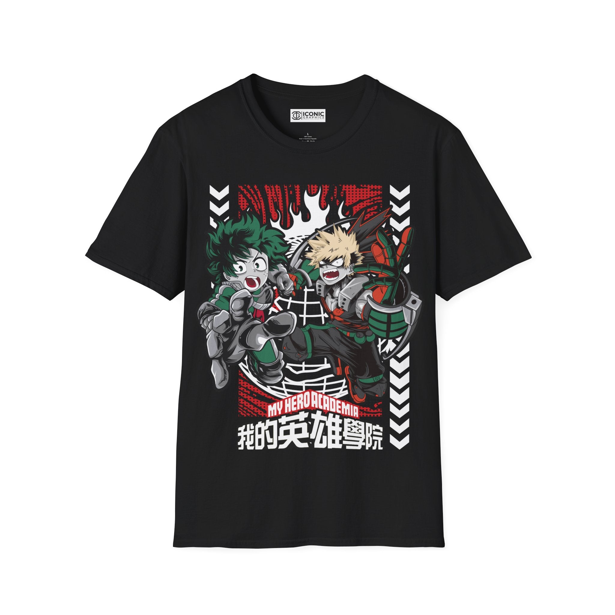 Deku and Bakugo Unisex Softstyle T-Shirt