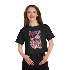 Majin Boo Champion Women's Heritage Cropped T-Shirt - IGZ Clothing 