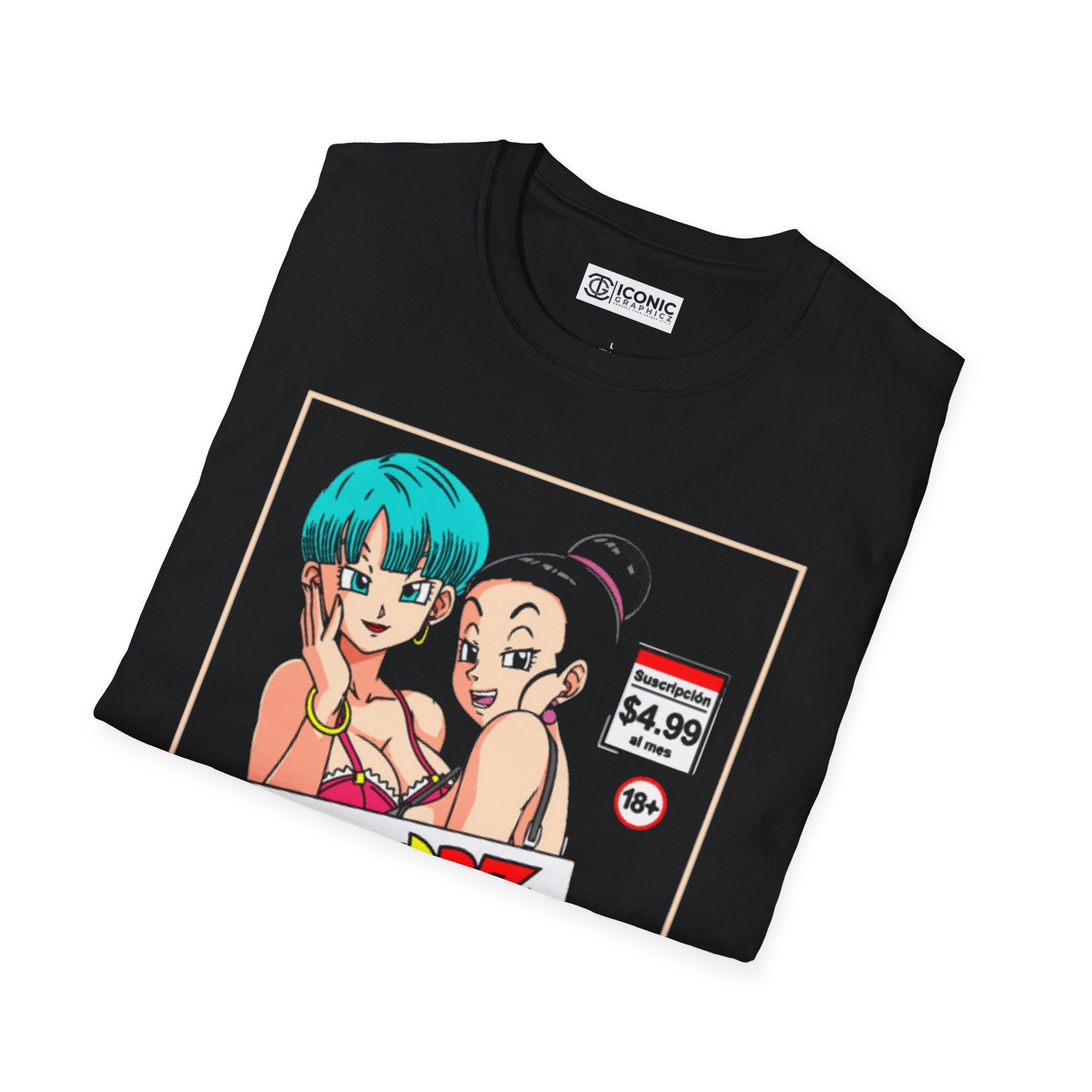 Bulma and Chichi Unisex Softstyle T-Shirt - IGZ Clothing 