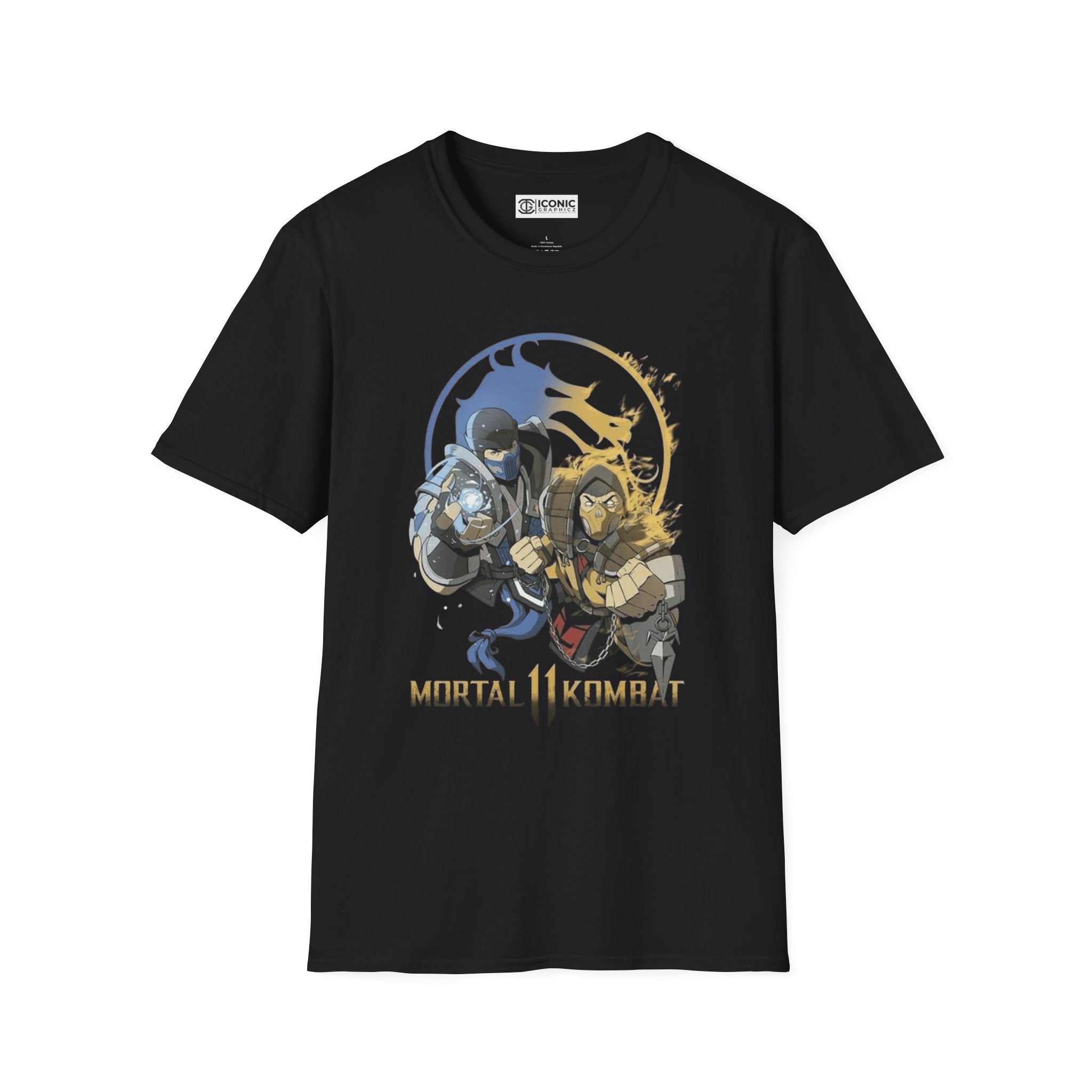 Mortal Kombat Unisex Softstyle T-Shirt - IGZ Clothing 