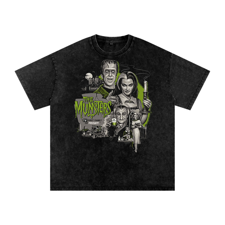 The Munsters Acid Wash Oversize T-Shirt