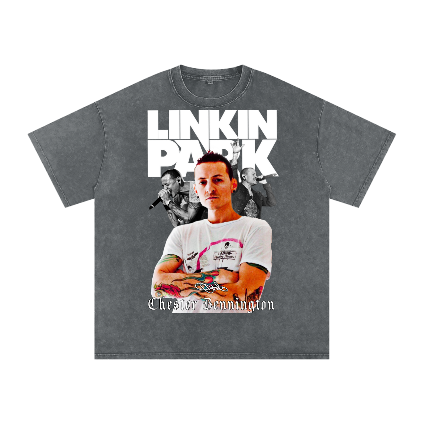 Linkin Park Acid Wash Oversize T-Shirt
