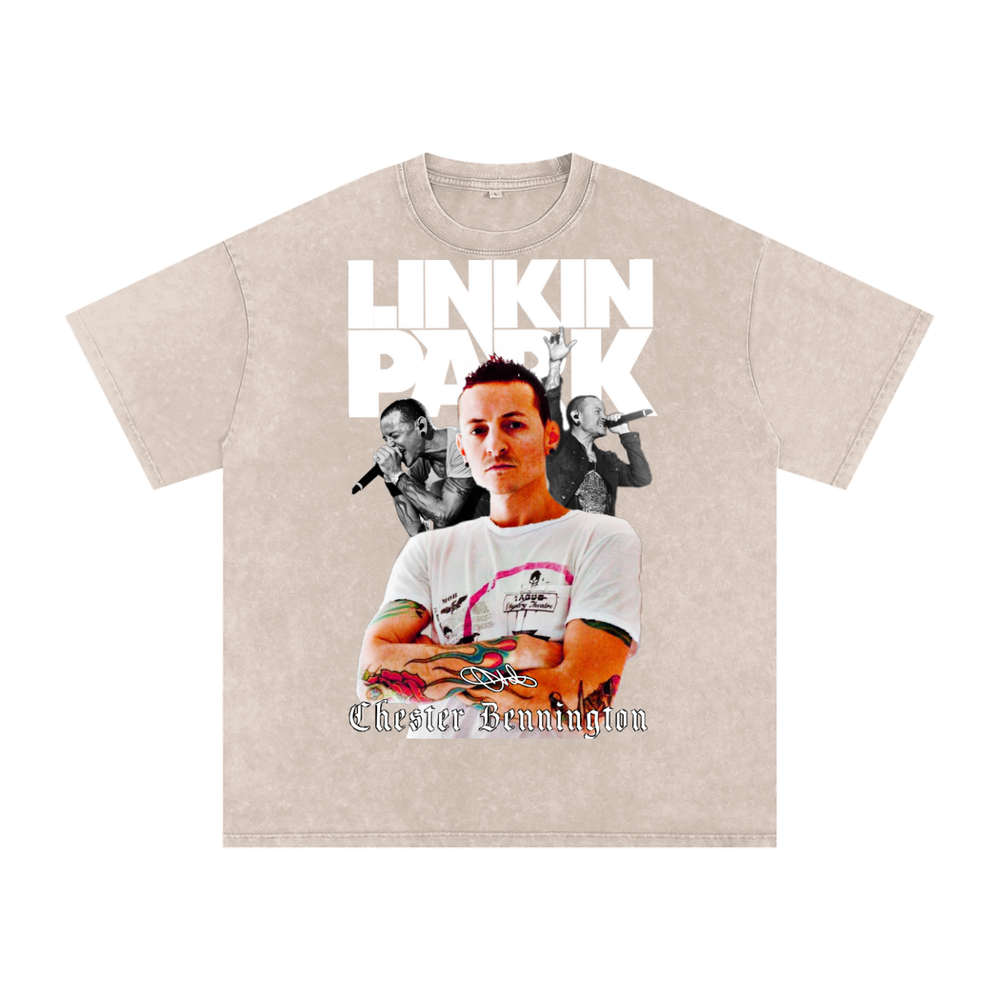 Linkin Park Acid Wash Oversize T-Shirt