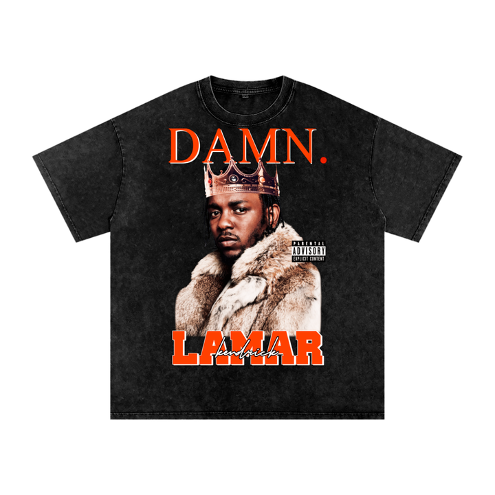 Kendrick Lamar Acid Wash Oversize T-Shirt