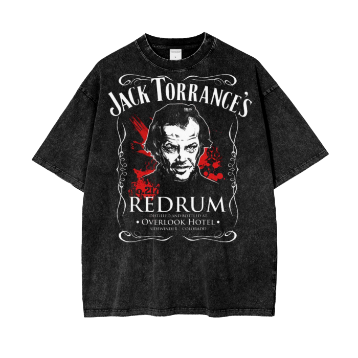 The Shining Acid Wash Oversize T-Shirt - 