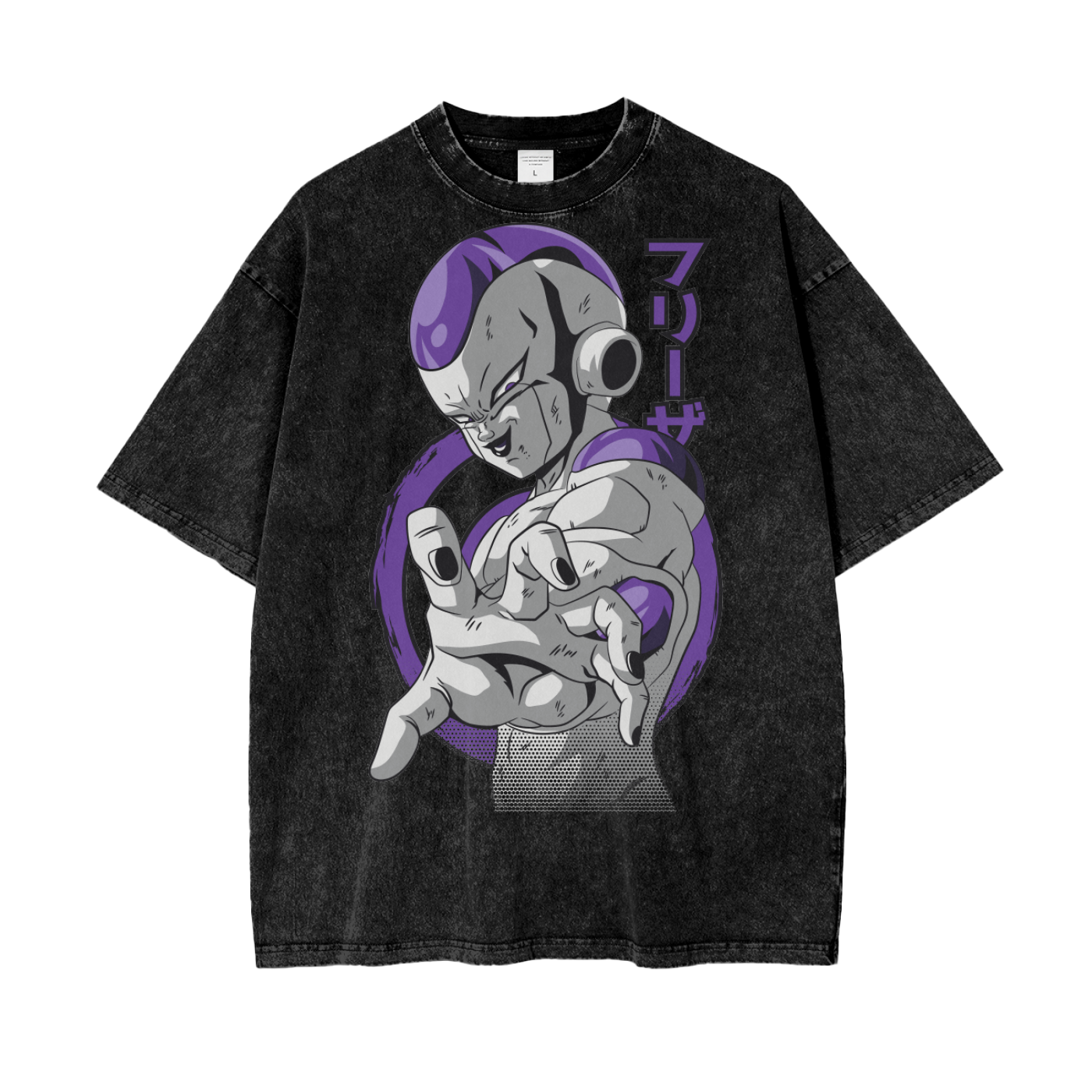 Frieza Dragonball Oversize Snow Washed T-Shirt