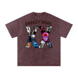 Chris Brown Breezy Bowl Acid Wash Oversize T-Shirt