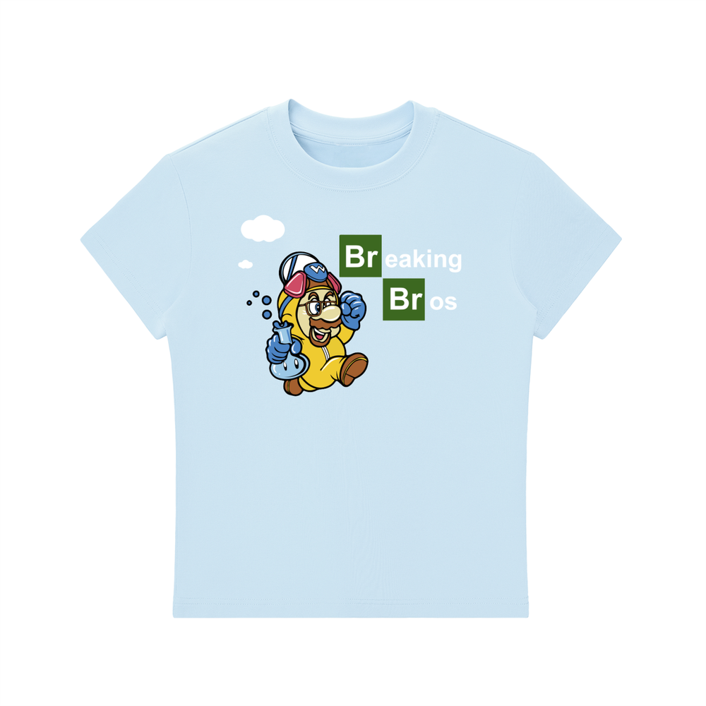 Mario x Breaking Bad Parody Essential Bodycon Crewneck T-Shirt
