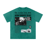 Jason Voorhees Acid Wash Oversize T-Shirt