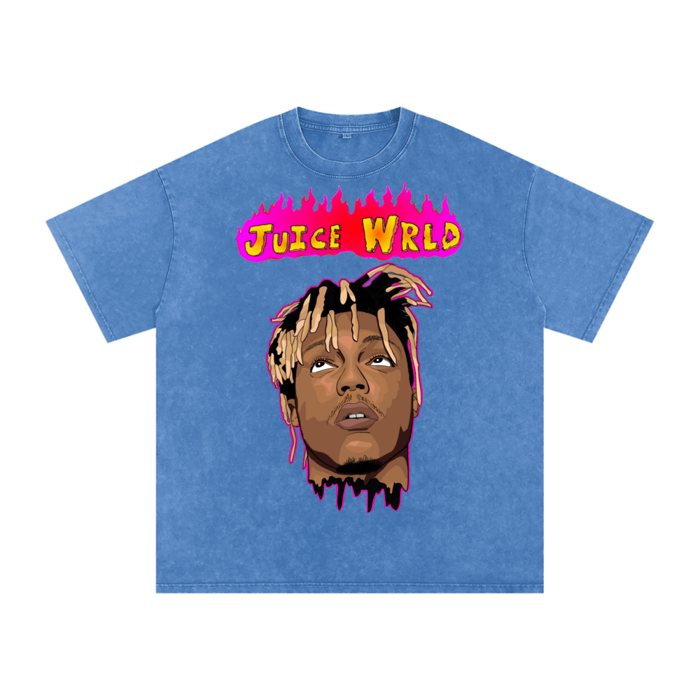 Juice WRLD Acid Wash Oversize T-Shirt