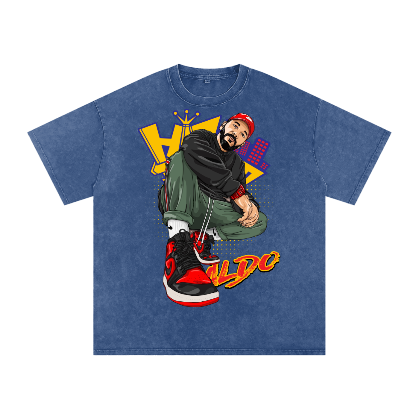 Aldo Acid Wash Oversize T-Shirt