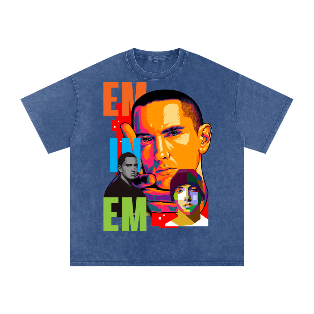 Eminem Acid Wash Oversize T-Shirt