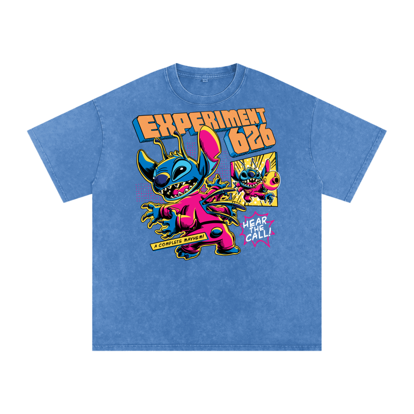 Stitch Acid Wash Oversize T-Shirt