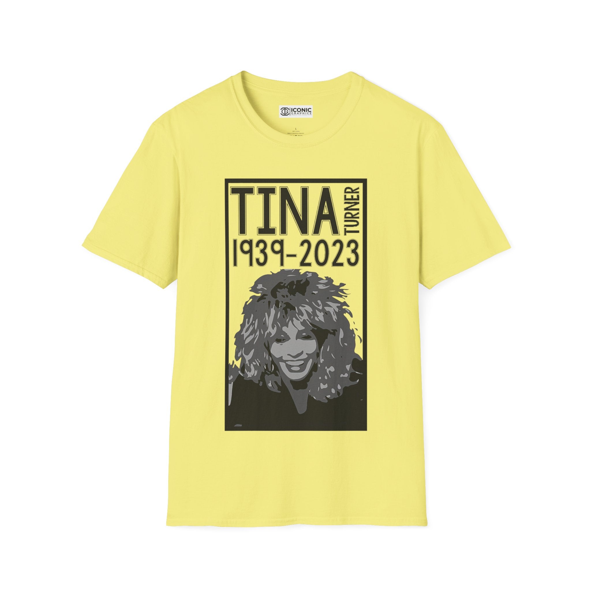 Tina Turner Unisex Softstyle T-Shirt - IGZ Clothing 