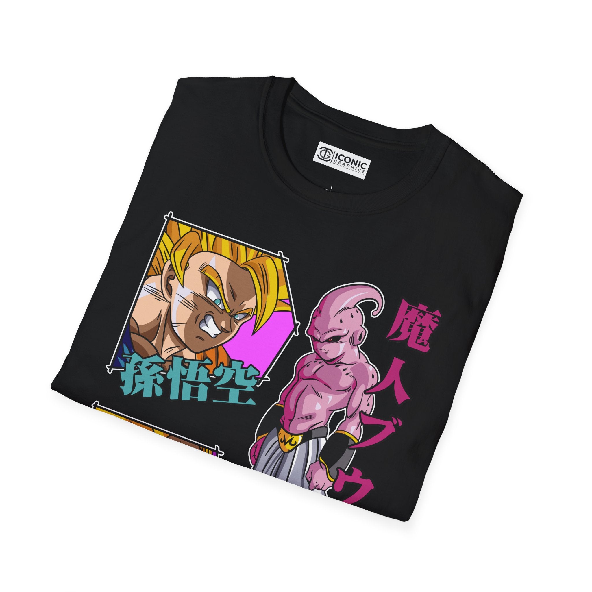 Goku and Vegeta vs Majin Buu Dragonball T-Shirt